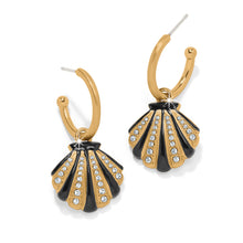 Load image into Gallery viewer, Twilight Waters Shell Hoop Earrings
