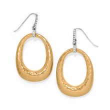 Load image into Gallery viewer, Meridian Geo Open Hoop French Wire Earrings
