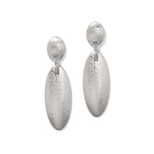 Load image into Gallery viewer, Meridian Orbit Oval Post Drop Earrings
