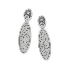 Load image into Gallery viewer, Meridian Orbit Oval Post Drop Earrings
