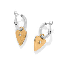 Load image into Gallery viewer, Love Messages Be Love Reversible Hoop Earrings
