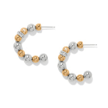 Load image into Gallery viewer, Meridian Petite Station Hoop Earrings
