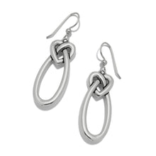Load image into Gallery viewer, Interlok Linked Hearts French Wire Earrings

