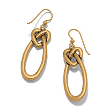 Load image into Gallery viewer, Interlok Linked Hearts French Wire Earrings
