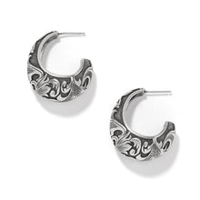 Load image into Gallery viewer, Ferrara Florentine Hoop Earrings
