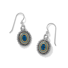 Load image into Gallery viewer, Mosaic Curio Oval French Wire Earrings
