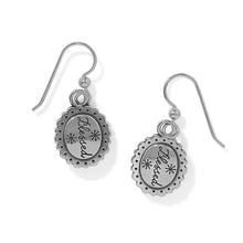 Load image into Gallery viewer, Mosaic Curio Oval French Wire Earrings
