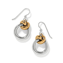 Load image into Gallery viewer, Interlok Single Knot Ring French Wire Earrings
