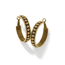 Load image into Gallery viewer, Pretty Tough Stud Large Leverback Hoop Earrings
