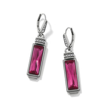 Load image into Gallery viewer, Meridian Aurora Baguette Leverback Earrings
