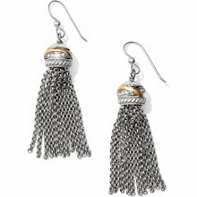 Load image into Gallery viewer, Neptune's Rings Tassel French Wire Earrings

