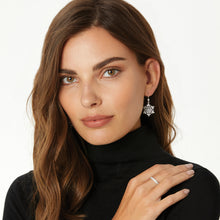 Load image into Gallery viewer, Glint Snowflake French Wire Earrings
