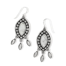 Load image into Gallery viewer, Pebble Dot Dream Howlite French Wire Earrings
