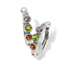Load image into Gallery viewer, Halo Gems Trio Hoop Earrings
