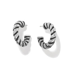Load image into Gallery viewer, Interlok Twist Small Post Hoop Earrings
