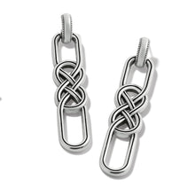 Load image into Gallery viewer, Interlok Braid Post Drop Earrings
