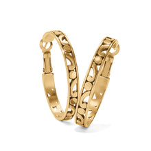 Load image into Gallery viewer, Contempo Medium Hoop Earrings
