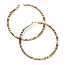 Load image into Gallery viewer, Grande Hoop Charm Earrings
