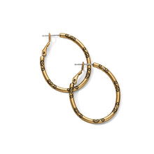 Load image into Gallery viewer, Oval Hoop Charm Earrings
