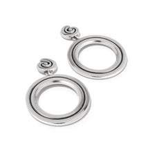 Load image into Gallery viewer, Contempo Moda Ring Post Drop Earrings

