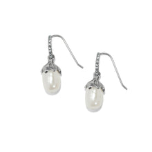 Load image into Gallery viewer, Everbloom Pearl Drop Earrings
