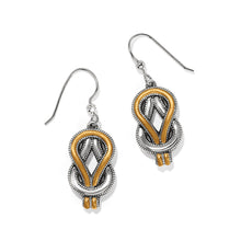 Load image into Gallery viewer, Interlok Harmony Two Tone French Wire Earrings
