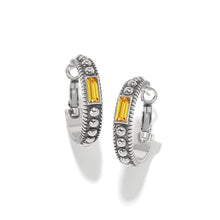 Load image into Gallery viewer, Pretty Tough Gem Hoop Earrings
