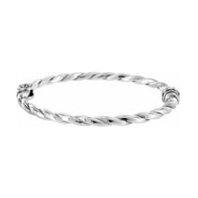 Load image into Gallery viewer, Shimmer Hinged Bangle

