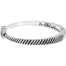 Load image into Gallery viewer, Celestia Heart Hinged Bangle
