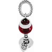 Load image into Gallery viewer, I Love Wine Charm

