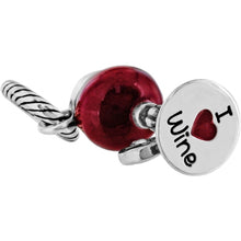 Load image into Gallery viewer, I Love Wine Charm
