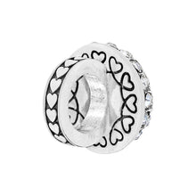 Load image into Gallery viewer, Glitter Hearts Ring Bead
