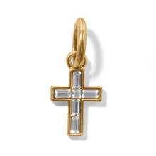Load image into Gallery viewer, Golden Ray Cross Charm
