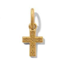 Load image into Gallery viewer, Golden Ray Cross Charm
