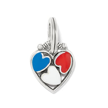 Load image into Gallery viewer, Patriotic Heart Charm
