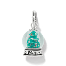 Load image into Gallery viewer, Snowglobe Christmas Tree Charm
