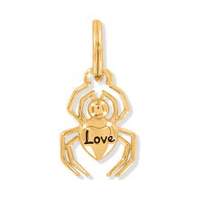 Load image into Gallery viewer, Golden Spider Charm
