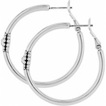 Load image into Gallery viewer, Twinkle Medium Hoop Post Earrings
