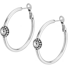 Load image into Gallery viewer, Twinkle Medium Hoop Post Earrings
