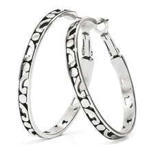 Load image into Gallery viewer, Contempo Large Hoop Earrings
