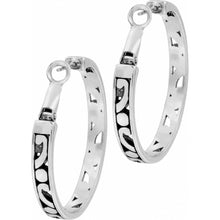 Load image into Gallery viewer, Contempo Medium Hoop Earrings
