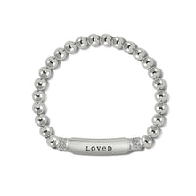 Load image into Gallery viewer, Meridian Petite Love Stretch Bracelet
