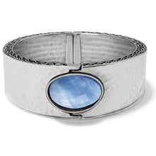 Load image into Gallery viewer, Blue Moon Hinged Bangle
