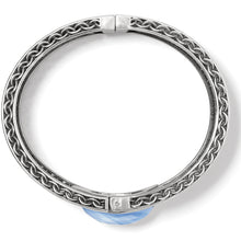 Load image into Gallery viewer, Blue Moon Hinged Bangle
