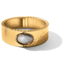 Load image into Gallery viewer, Golden Moon Hinged Bangle
