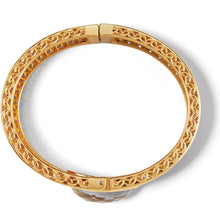 Load image into Gallery viewer, Golden Moon Hinged Bangle
