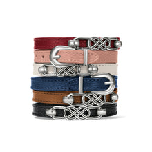 Load image into Gallery viewer, Interlok Braid Leather Bracelet
