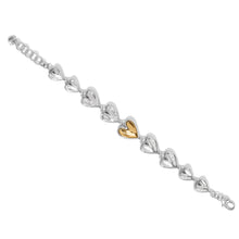 Load image into Gallery viewer, Cascade Heart Bracelet
