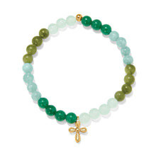 Load image into Gallery viewer, Enchanting Cross Stretch Bracelet

