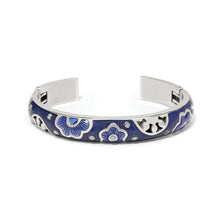 Load image into Gallery viewer, Flora Double Hinged Bangle Bracelet
